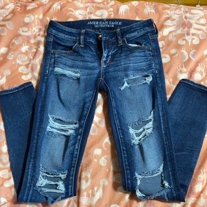 American Eagle super low jegging